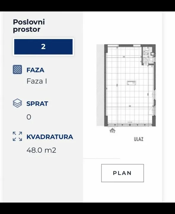 Izdavanje, poslovni prostor, 48m², Zabjelo, Podgorica