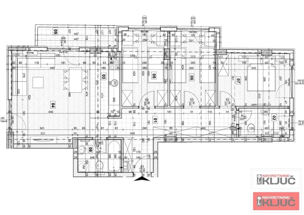 Sale, four bedroom apartment, 90m², Detelinara, Novi Sad Sve Podlokacije
