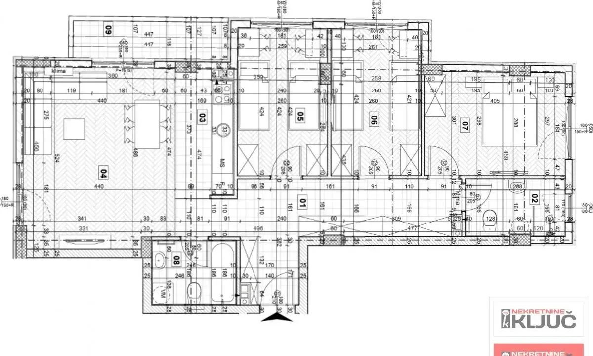 Prodaja, četvorosoban stan, 90m², Detelinara, Novi Sad Sve Podlokacije