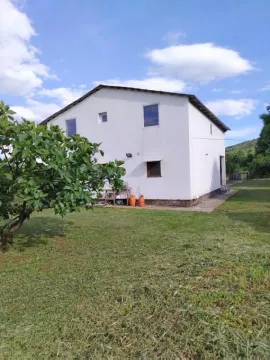 Pogled na dvorište i zadnju stranu kuće sa bijelom fasadom. - image 2