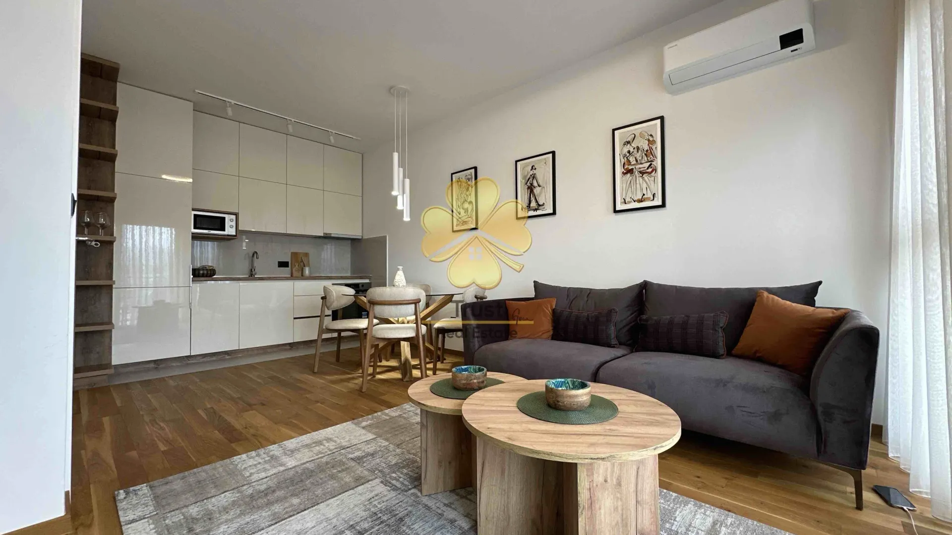 Rent, one bedroom apartment, 45m², Gorica C, Podgorica