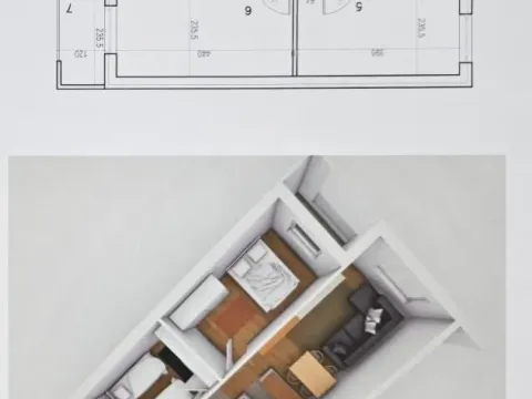 Prodaja, dvosoban stan, 50m², Klisa, Novi Sad Sve Podlokacije - image 1