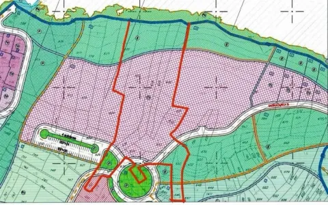 Katastarski plan sa označenom granicom parcele. - image 11