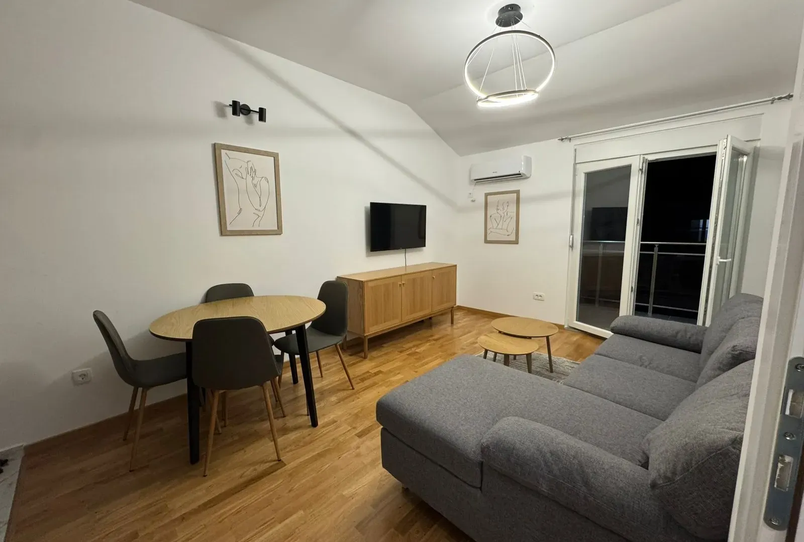 Rent, one bedroom apartment, 46m², Podgorica, Crna Gora
