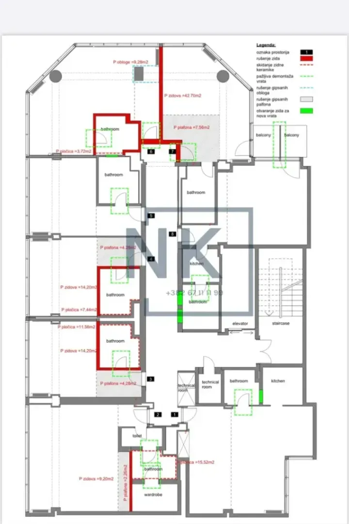 Izdavanje, poslovni prostor, 358m², Preko Morače, Podgorica