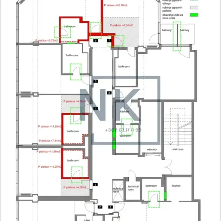 Izdavanje, poslovni prostor, 358m², Preko Morače, Podgorica