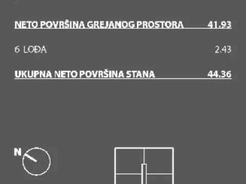 Prodaja, jednosoban stan, 44m², Novi Beograd Sve Podlokacije, Beograd - image 6