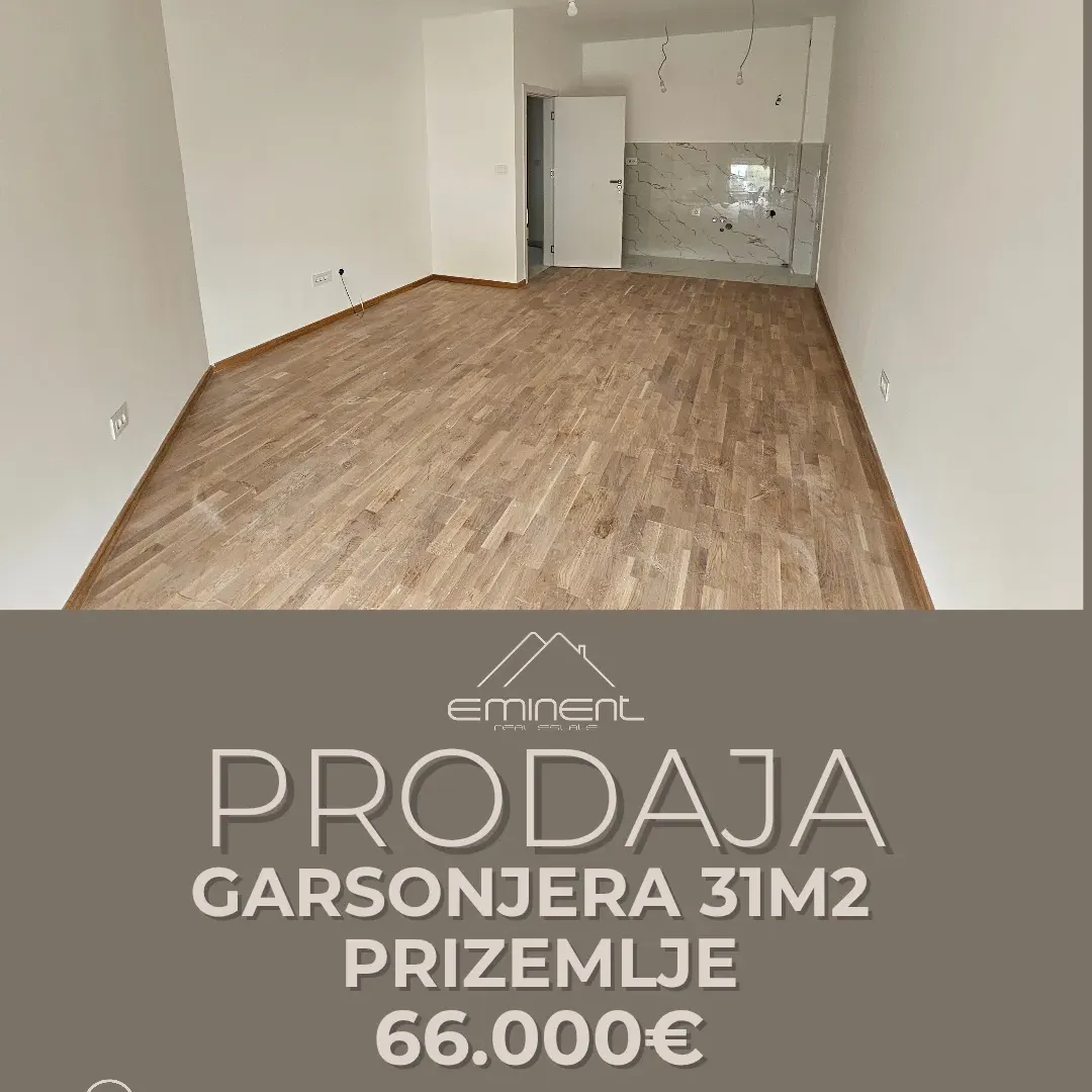 Prodaja, garsonjera, 31m², Zabjelo, Podgorica