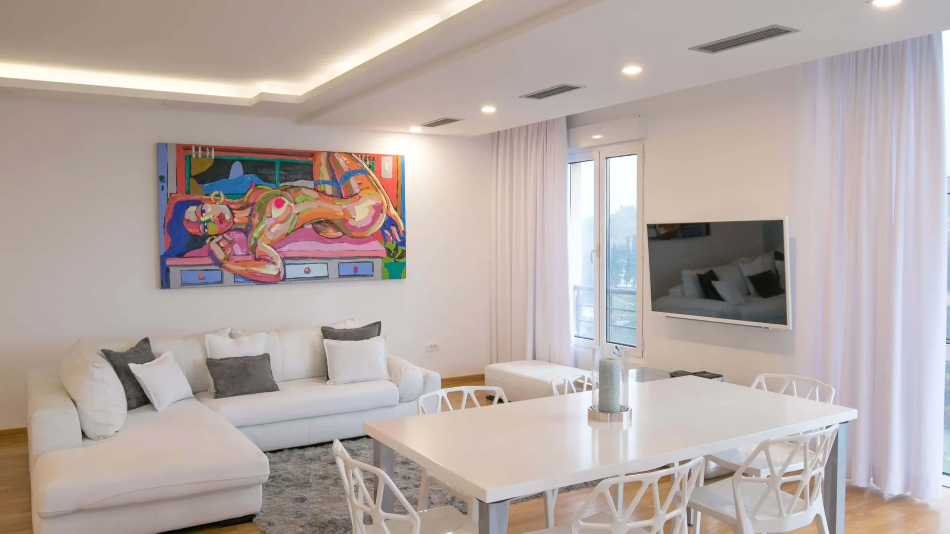 Rent, three bedroom apartment, 123m², Preko Morače, Podgorica