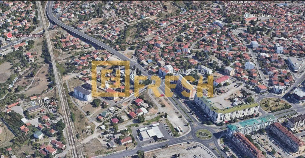 Prodaja, plac, 600m², Stari Aerodrom, Podgorica