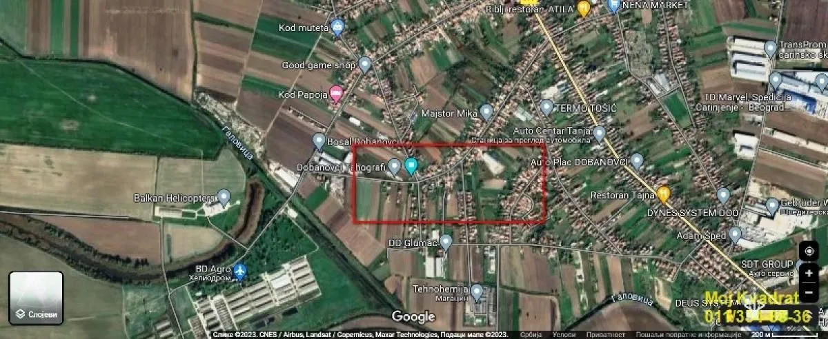 Prodaja, plac, 8500m², Dobanovci, Surčin