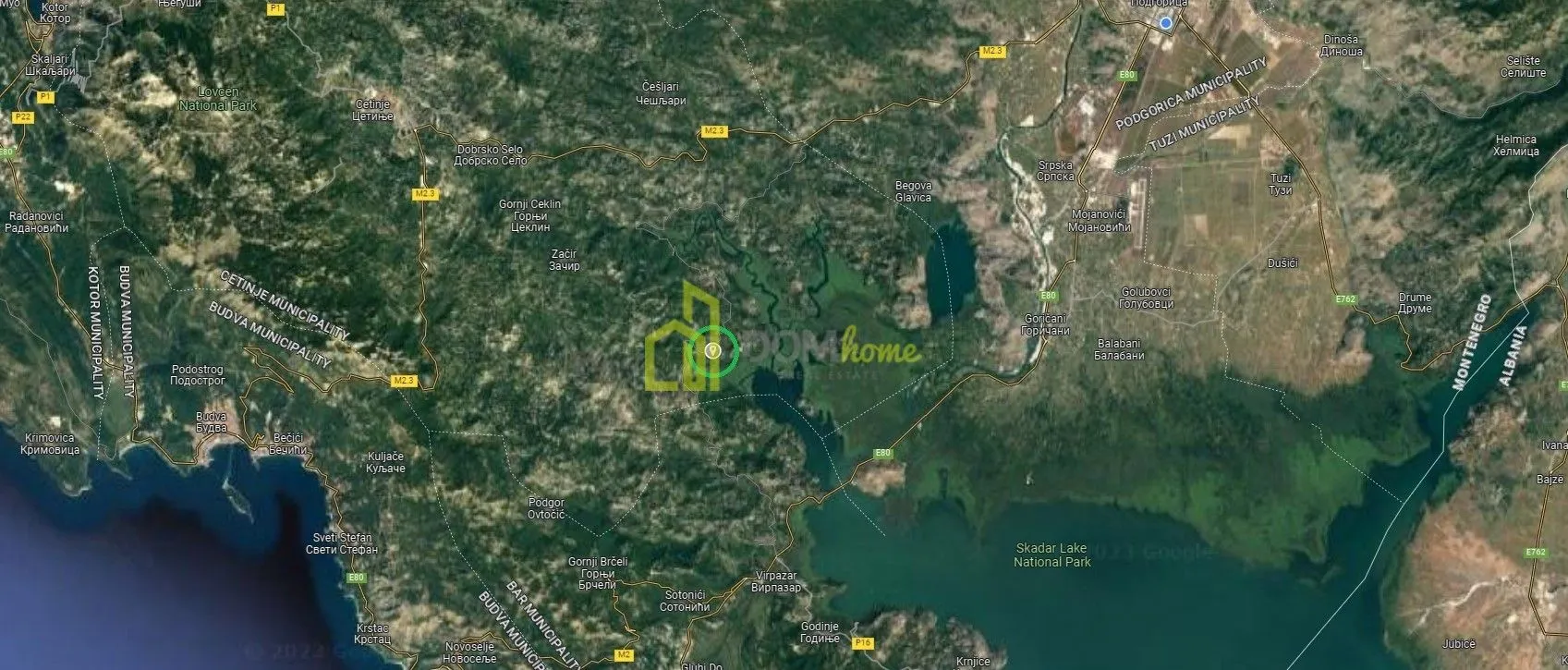Prodaja, plac, 2004m², Cetinje, Crna Gora