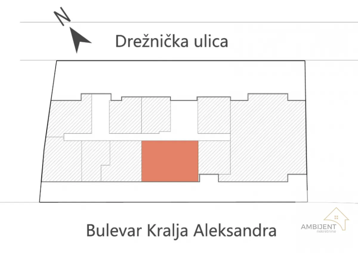 Sale, three bedroom apartment, 76m², Bul Kralja Aleksandra, Zvezdara Sve Podlokacije