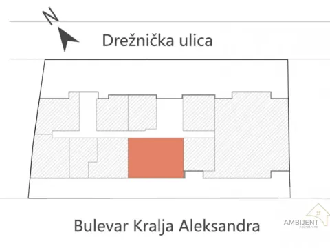 Sale, three bedroom apartment, 76m², Bul Kralja Aleksandra, Zvezdara Sve Podlokacije - image 4