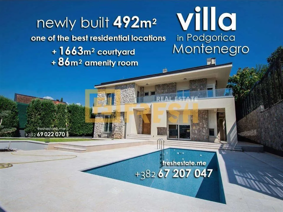 Rent, house, 492m², Mareza, Podgorica