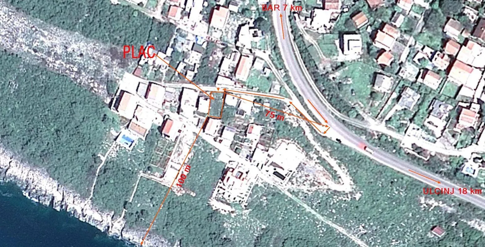 Prodaja, plac, 201m², Dobre Vode, Bar