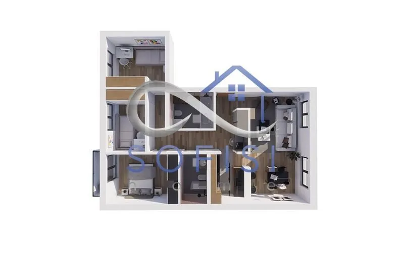 Sale, four bedroom apartment, 77m², Grbavica, Novi Sad Sve Podlokacije