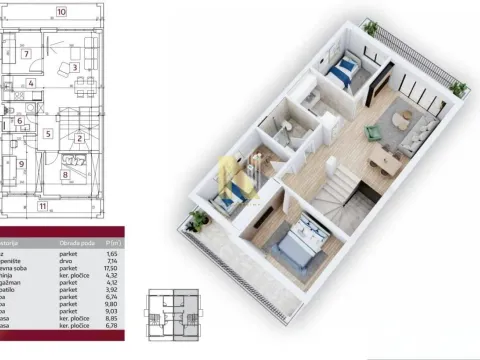 Prodaja, četvorosoban stan, 82m², Mišeluk, Petrovaradin - image 10