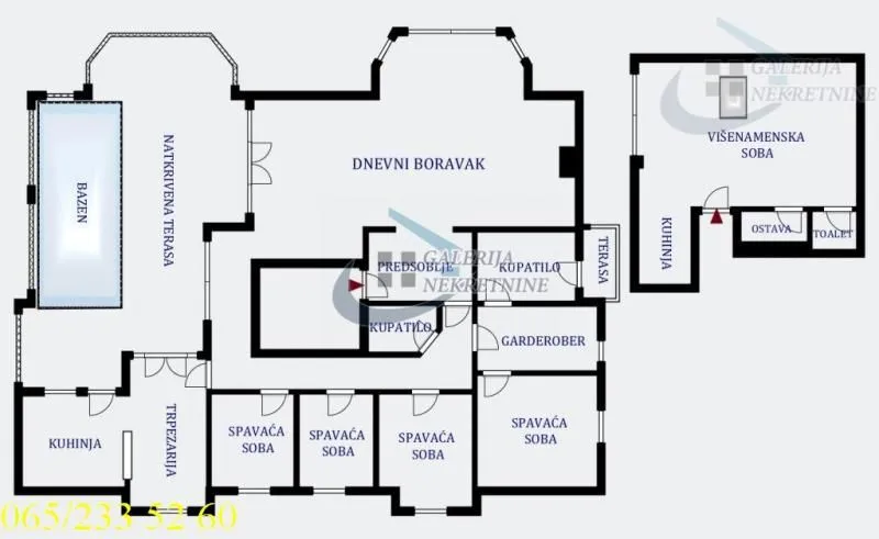 Sale, apartment, 375m², Voždovac Sve Podlokacije, Beograd