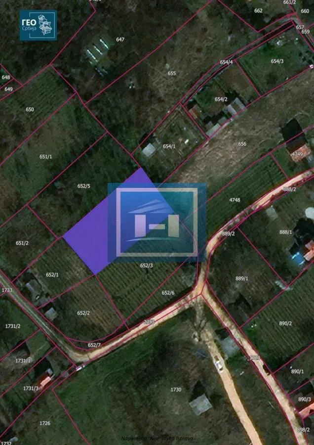 Prodaja, plac, 923m², Đurđevo brdo, Jagodina