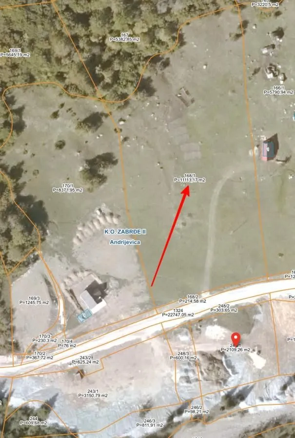 Sale, land lot, 11113m², Zabrđe, Andrijevica