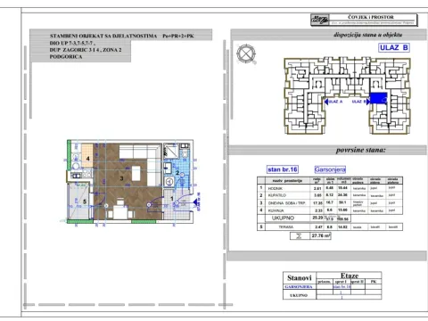 Prodaja, stan, 28m², Zagorič, Podgorica - image 5
