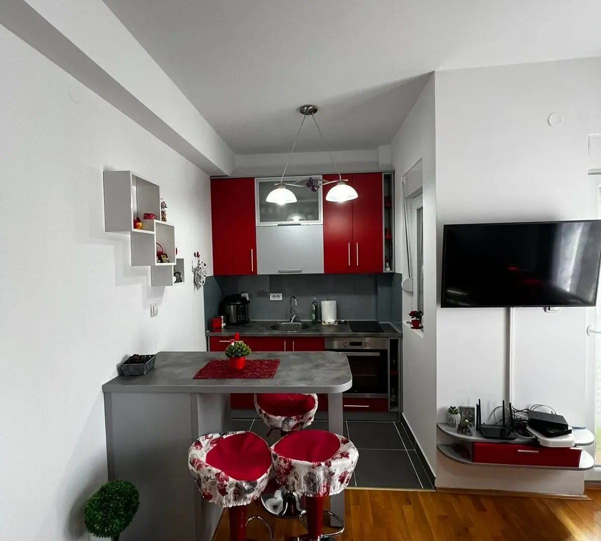 Rent, one bedroom apartment, 35m², Zabjelo, Podgorica