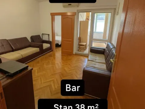 Prodaja, jednosoban stan, 38m², Bar, Crna Gora