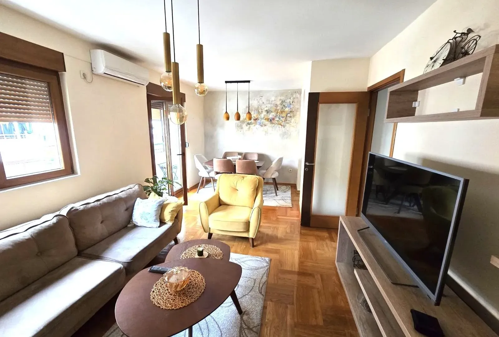 Rent, two bedroom apartment, 70m², Stari Aerodrom, Podgorica