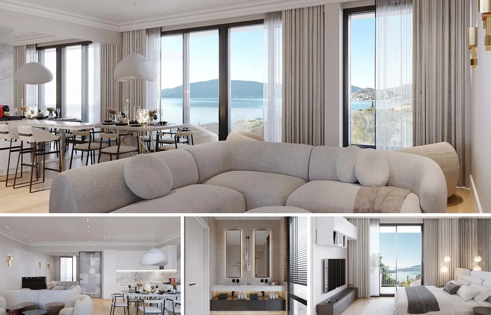Prodaja, jednosoban stan, 56m², Kumbor, Herceg Novi