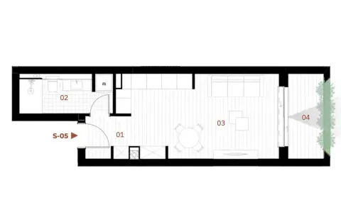 Prodaja, jednosoban stan, 33m², Orahovac, Kotor - image 12