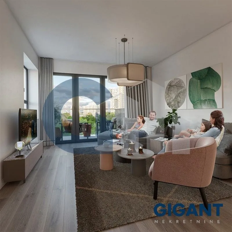 Prodaja, dvosoban stan, 54m², Savski Venac, Beograd