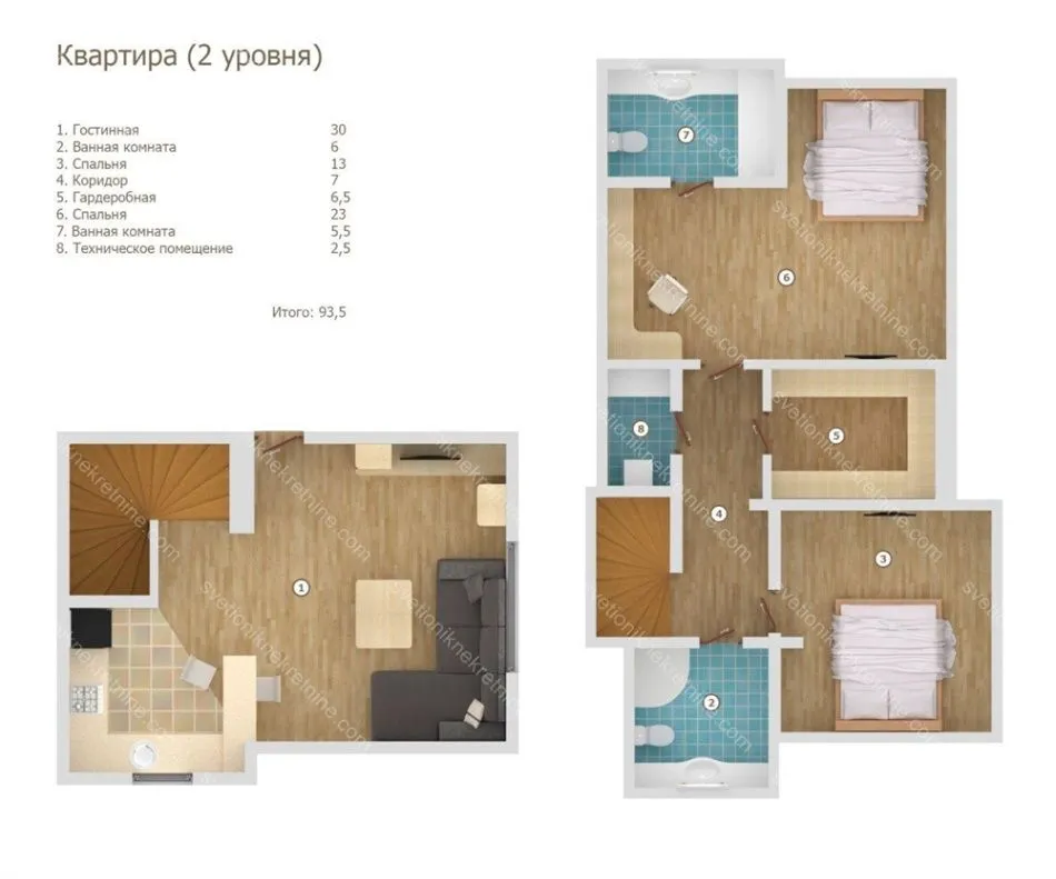 Prodaja, dvosoban stan, 93m², Porto Montenegro, Tivat