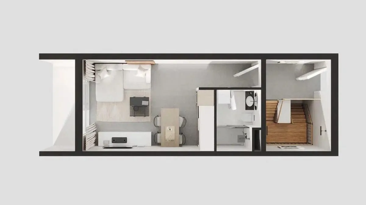 Prodaja, garsonjera, 28m², Tivat, Crna Gora