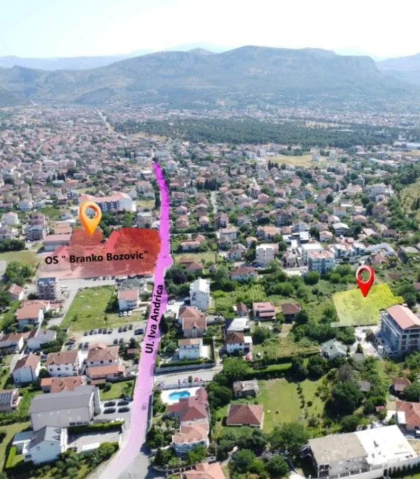 Prodaja, plac, 1070m², Zagorič, Podgorica