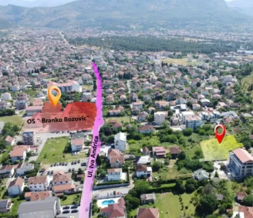 Prodaja, plac, 1070m², Zagorič, Podgorica