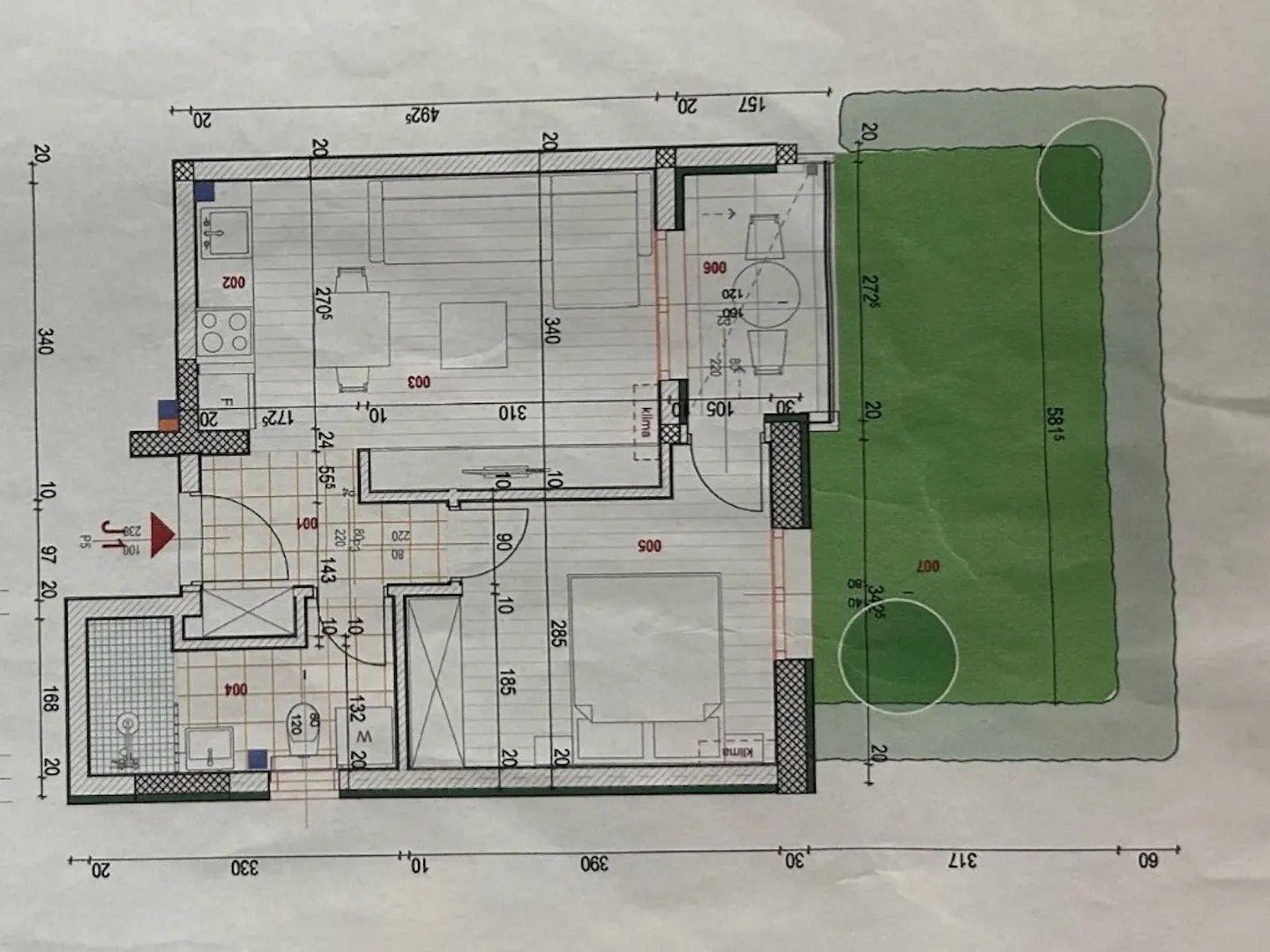 Prodaja, jednosoban stan, 40m², Bar, Crna Gora