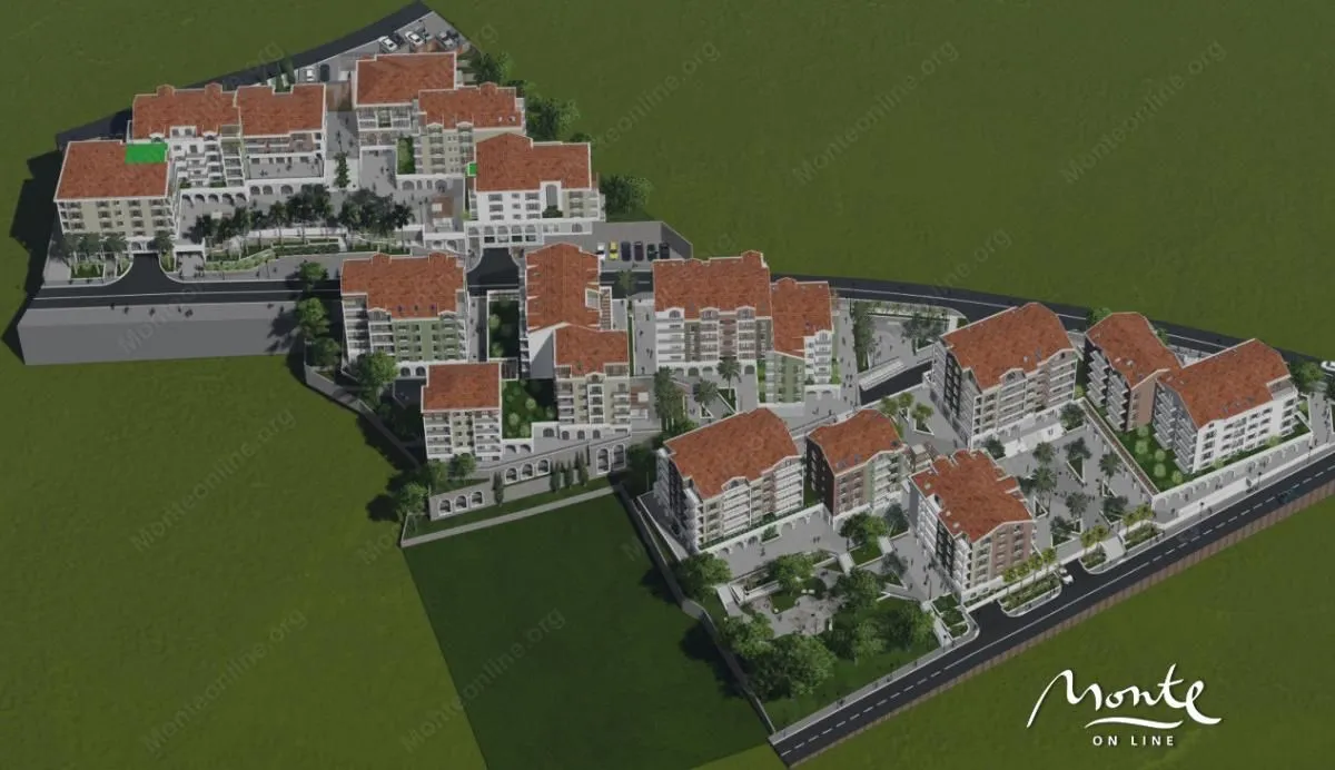 Prodaja, dvosoban stan, 61m², Donja Lastva, Tivat