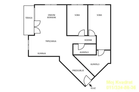 Prodaja, trosoban stan, 82m², Savski Venac, Beograd - image 20