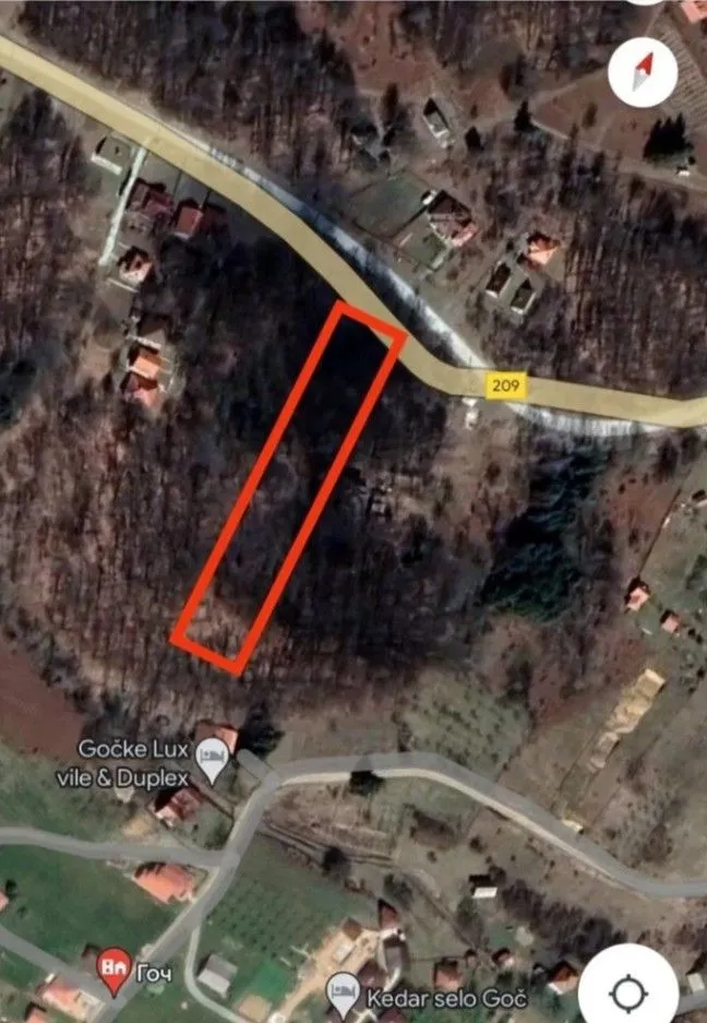 Sale, land lot, 3000m², Goč, Vrnjačka Banja
