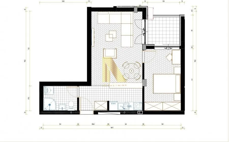 Prodaja, dvosoban stan, 47m², Sremska Kamenica, Petrovaradin