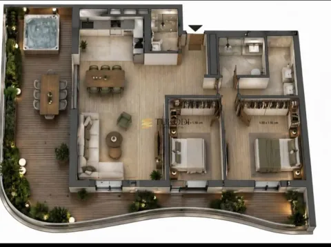 Sale, three bedroom apartment, 170m², Novi Beograd Blok 65, Novi Beograd Sve Podlokacije - image 4