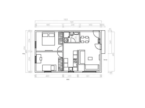 Sale, two bedroom apartment, 58m², Pantelej, Niš - image 2