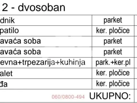 Prodaja, trosoban stan, 52m², Hadzipopovac, Palilula Sve Podlokacije - image 2