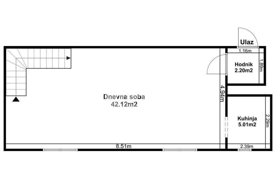 Sale, three bedroom apartment, 110m², Stari Grad, Beograd