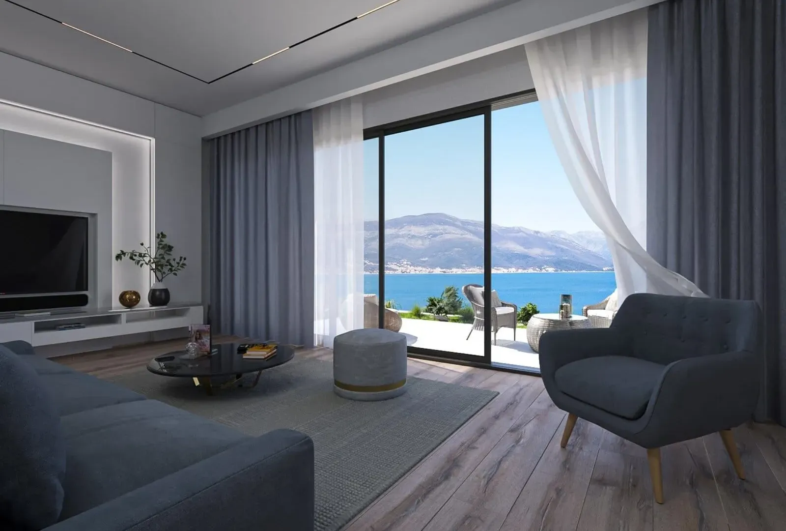 Prodaja, dvosoban stan, 119m², Krašići, Tivat