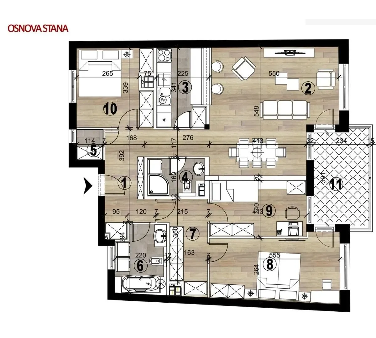 Prodaja, stan, 107m², Zvezdara Sve Podlokacije, Beograd