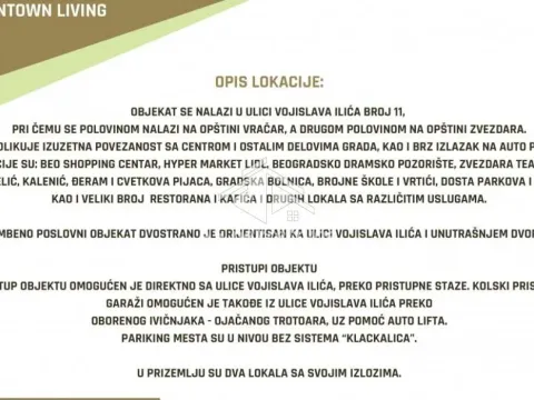 Prodaja, jednosoban stan, 30m², Vračar Sve Podlokacije, Beograd - image 2