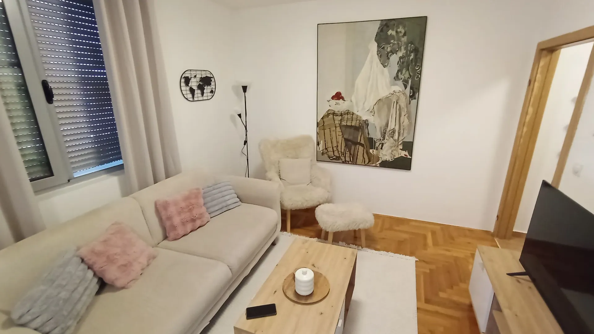 Rent, one bedroom apartment, 47m², Preko Morače, Podgorica