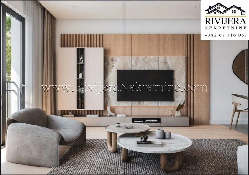 Prodaja, jednosoban stan, 48m², Radanovići, Kotor